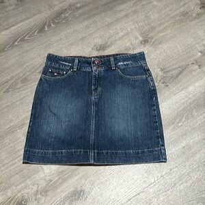 Y2K Tommy Hilfiger Denim Mini Skirt